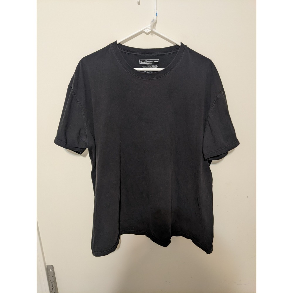 5.11 Tactical Shirt Men's 2XL Black Tee 100% Cotton